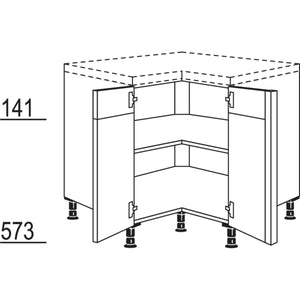 Nobilia Eckschrank UTE80 35292