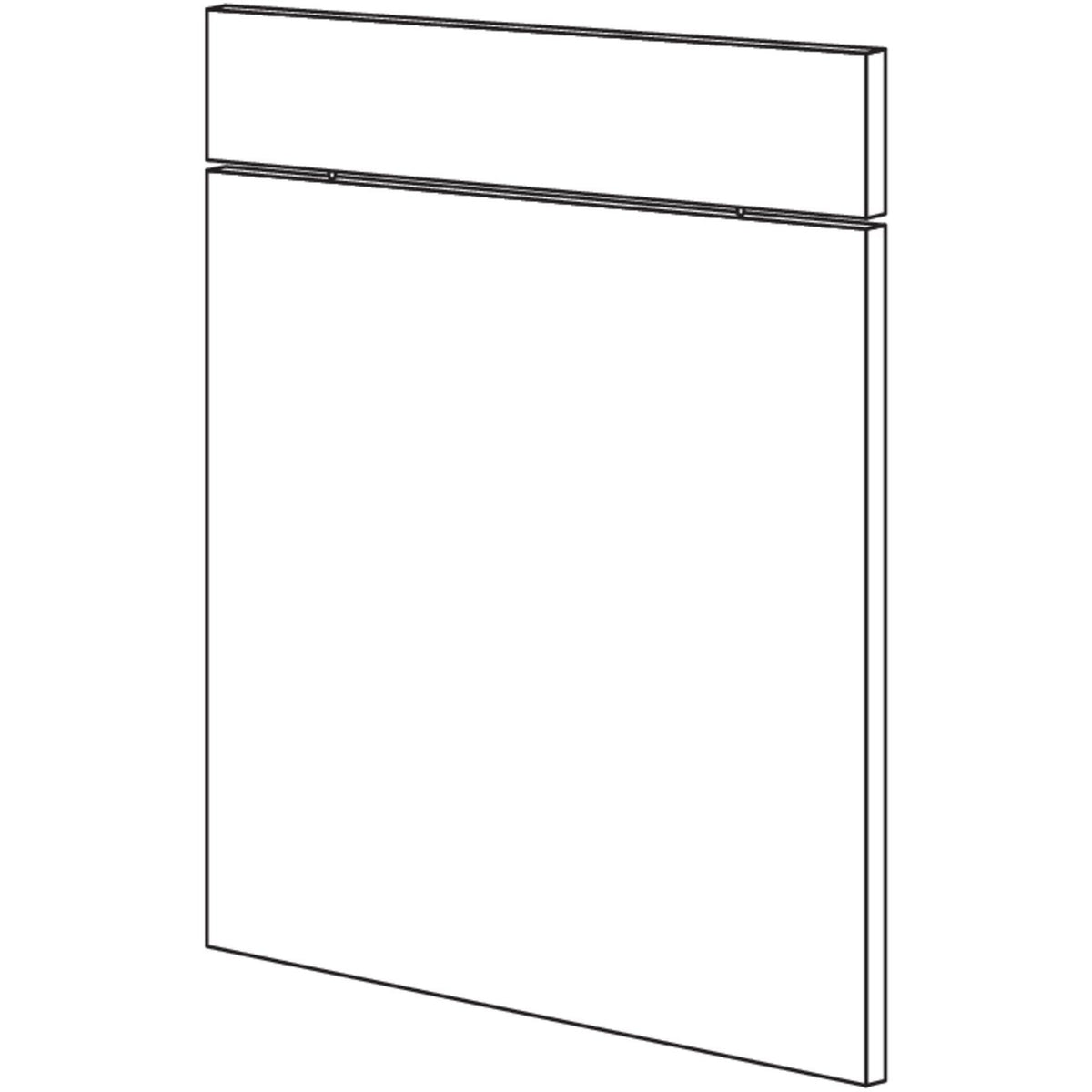Nobilia Frontblende verstiftet -2- teilig- FV429-444 60081