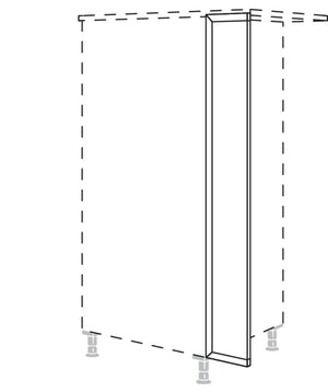 nobilia elements Highboard Passleiste HPD20 Frontpassstück in Frontmaterial