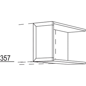 Nobilia Frontpassstueck fuer Ueberbauschraenke UFKPD20-36 36322