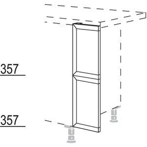 Nobilia Frontpassstück in geteilter Optik UPF-VD2A20 34116