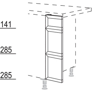 Nobilia Frontpassstück in geteilter Optik UPF-VS2A20 32116