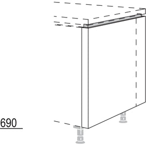 Nobilia Frontwange für Raumplanungen NUWFR50-116 55968