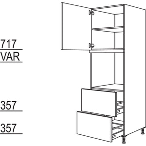 Nobilia Geräte-Umbau Backofen GDO2A-2 35474