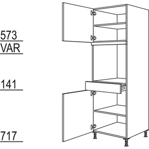 Nobilia Geräte-Umbau Backofen GDOS-2 33457