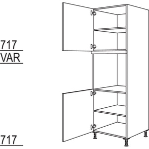 Nobilia Geräte-Umbau Backofen GO-2 33417