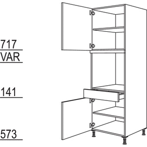 Nobilia Geräte-Umbau Backofen GOS-2 36437