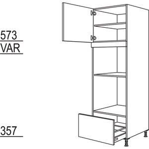 Nobilia Geraete-Umbau Backofen und Dampfgarer - Kompaktgeraet GDDKOA-2 35501