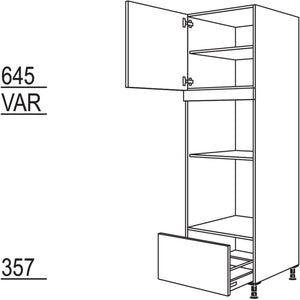 Nobilia Geräte-Umbau Backofen und Dampfgarer - Kompaktgerät GDKOA-3 43501