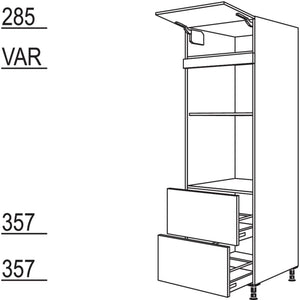 Nobilia Geräte-Umbau Backofen und Mikrowelle GDMO2A-2 36502