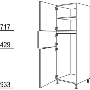 Nobilia Geräte-Umbau Kühl- Gefrierautomat G123G-2 34663