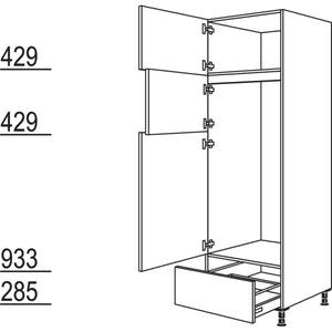 Nobilia Geräte-Umbau Kühl- Gefrierautomat G123GA-2 34664