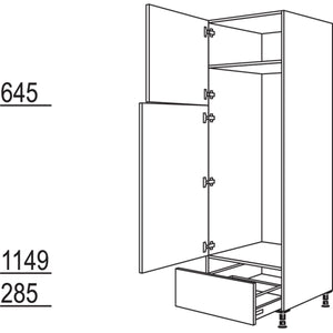 Nobilia Geräte-Umbau Kühl- Gefrierautomat G145A-2 35670