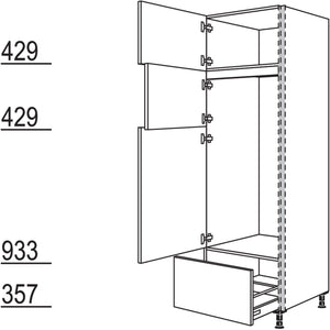 Nobilia Geräte-Umbau Kühl- Gefrierautomat NGS123GA-3 53957