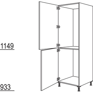 Nobilia Geräte-Umbau Kühl- und Gefrierautomat G88-88-2 37634