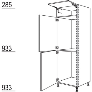 Nobilia Geräte-Umbau Kühl- und Gefrierautomat NGS88-88-3 53944