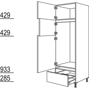 Nobilia Geraete-Umbau Kuehl-Gefrierautomat G123GA-2 34664