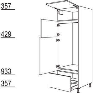 Nobilia Geraete-Umbau Kuehl-Gefrierautomat GD123GA-2 34665