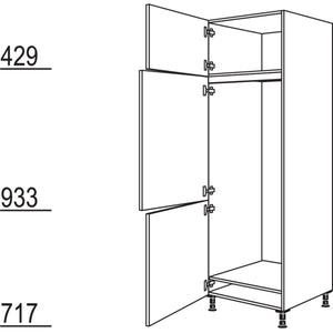 Nobilia Geraete-Umbau Kuehl-Gefrierautomat GD145-2 34669