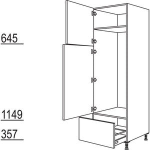 Nobilia Geraete-Umbau Kuehl-Gefrierautomat GD145A-3 44671