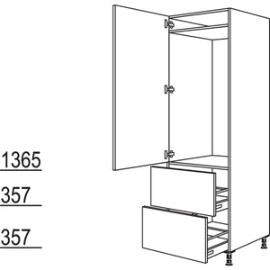 Nobilia Geräte-Umbau Kühlautomat GD1232A-2 34653