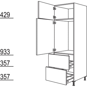 Nobilia Geräte-Umbau Kühlautomat GD882A-2 37627