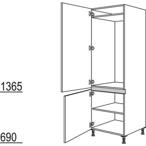 Nobilia Geräte-Umbau Kühlautomat NG123-2 34688