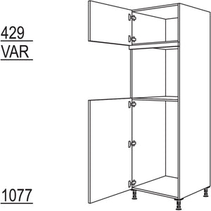 Nobilia Geräte-Umbau Kühlautomat und Backofen G103O-3 44647