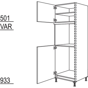 Nobilia Geräte-Umbau Kühlautomat und Backofen NGS88O-2 34942