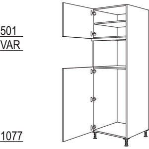 Nobilia Geräte-Umbau Kühlautomat und Dampfgarer - Kompaktgerät G103DK-2 35646