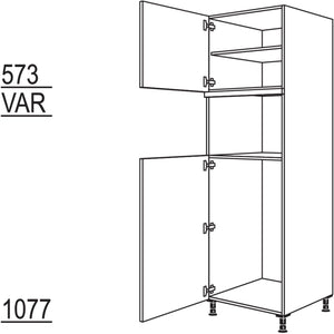 Nobilia Geräte-Umbau Kühlautomat und Dampfgarer - Kompaktgerät G103DK-3 44646