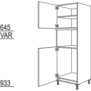 Nobilia Geräte-Umbau Kühlautomat und Mikrowelle -  Dampfgarer - Kompaktgerät G88MDK-2 37629