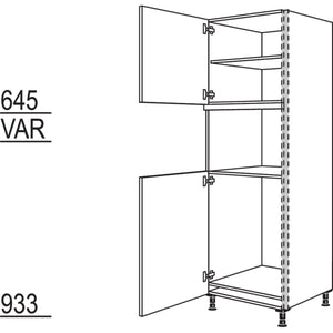 Nobilia Geraete-Umbau Kuehlautomat und Mikrowelle - -amp-nbsp-Dampfgarer - NGSMDK88-2 34943