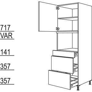 Nobilia Geräte-Umbau für Dampfgarer - Kompaktgerät GDDKS2A-2 35522