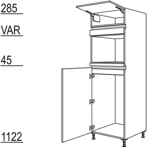 Nobilia Geräte-Umbau für Kühlautomat und Dampfgarer - Kompaktgerät NG103DK-2 34686