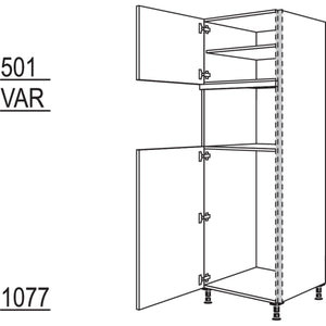 Nobilia Geräte-Umbau für Kühlautomat und Dampfgarer - Kompaktgerät NGS103DK-2 34948