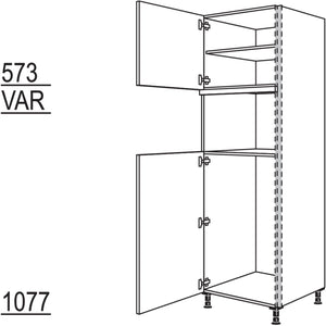 Nobilia Geräte-Umbau für Kühlautomat und Dampfgarer - Kompaktgerät NGS103DK-3 53948