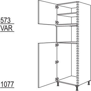 Nobilia Geraete-Umbau fuer Kuehlautomat und Dampfgarer - Kompaktgeraet NGS103DK-3 53948