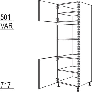 Nobilia Geräte-Umbau für Mikrowelle und Dampfgarer - Kompaktgerät NGSMDK-3 53592