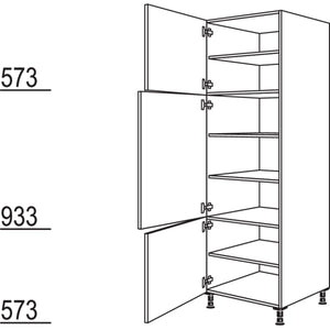 Nobilia Geschirr-- Vorratsschrank H40-2 35009