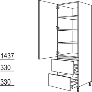 Nobilia Geschirr-- Vorratsschrank NH2A30-3 47126