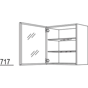 Nobilia Glas-Wandschrank Flat WF30-1 32483