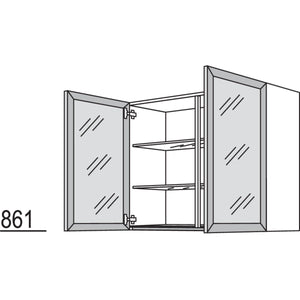 Nobilia Glas-Wandschrank Square WSQ90-3 51529