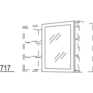 Nobilia Glasrahmen-Schiebetür WSTGR90-1 43819