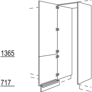 Nobilia Hochschrank-Durchgangstür HDWDT120-2 56649