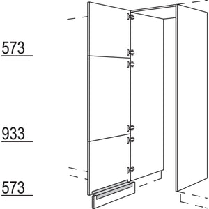 Nobilia Hochschrank-Durchgangstür HWDT60-2 56641