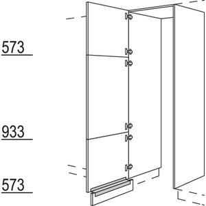 Nobilia Hochschrank-Durchgangstuer HWDT60-2 56641