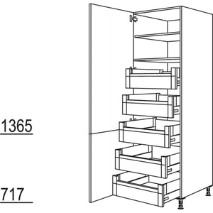 Nobilia Hochschrank HDI50-2 35048