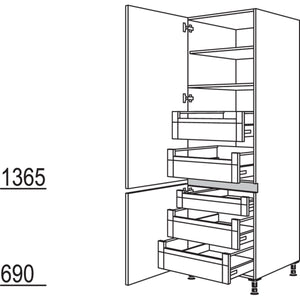 Nobilia Hochschrank NHI50-2 36135