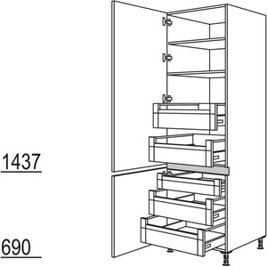 Nobilia Hochschrank NHI60-3 47136